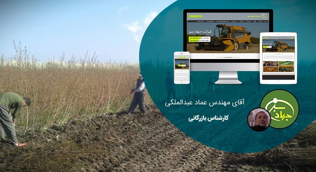 طراحی سایت نهالستان و ساخت فروشگاه بذر و طراحی فروشگاه اینترنتی نهال و طراحی سایت فروشگاهی بذر و راه اندازی پرتال شرکت های بذر و طراحی سایت گلخانه ها و طراحی سایت نهال فروشی - طراحی سایت نهالستان برای شرکت جهاد سبز