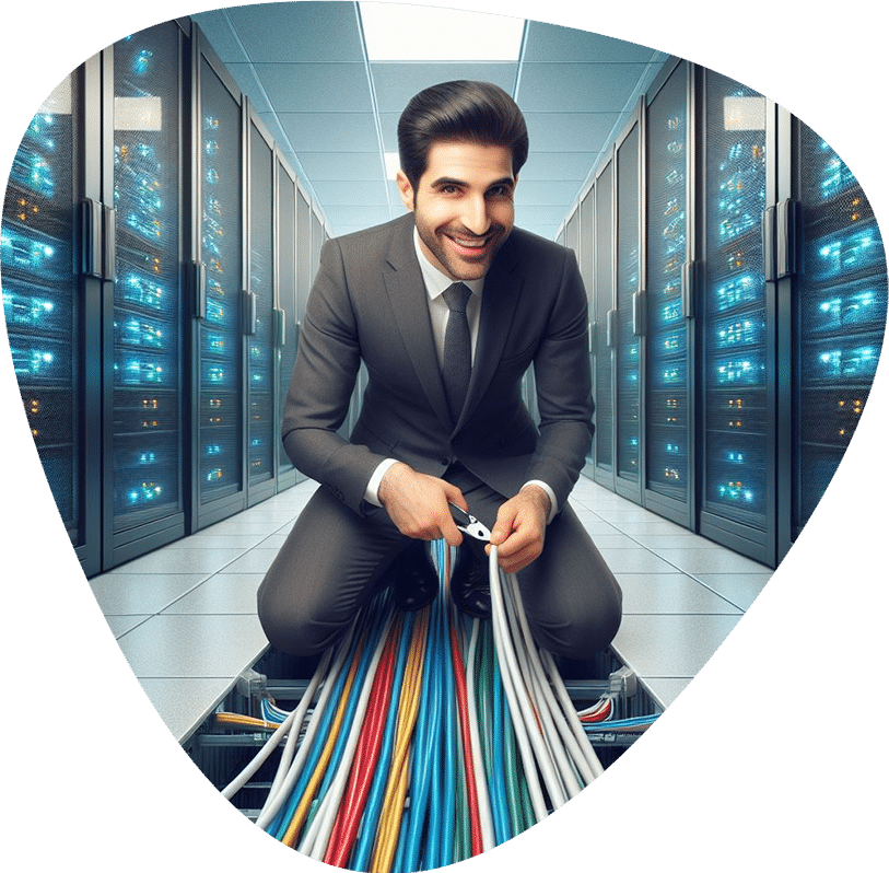 It-is-not-right-to-give-Internet-access-in-the-data-center-only-for-the-site استدلالات تعاملات داده ورزان و شرح دلایل موجه شرکت داده ورزان بر سیاست عدم توصیه به مشکلات دیتاسنتر درون تشکیلاتی یا هاست سازمانی یا سرور داخل شبکه - دسترسی دادن به اینترنت در دیتاسنتر صرفا برای سایت درست نیست