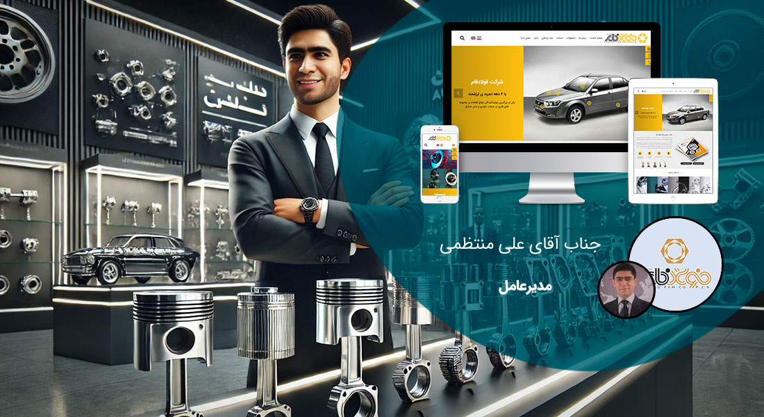 طراحی سایت حرفه ای توسط شرکت طراحی وب سایت حرفه ای و ساخت وب سایت حرفه ای با وردپرس و ارائه خدمات طراحی سایت حرفه ای فروشگاهی همراه با طراحی سایت و سئو حرفه ای و مشاوره طراحی سایت حرفه ای درباره مراحل طراحی سایت حرفه ای همراه با نمونه طراحی سایت حرفه ای و طراحی سایت فوق حرفه ای با بهترین روش طراحی سایت حرفه ای - طراحی سایت فوق حرفه ای برای شرکت فولادفام